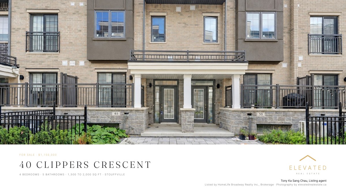 40 Clippers Crescent listing brochure cover