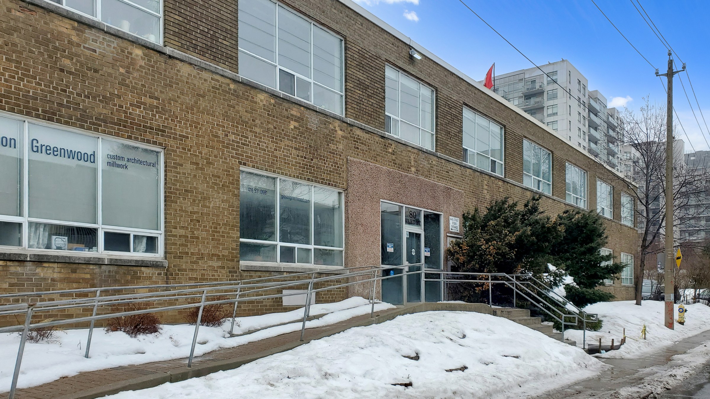 80 Ward Street, 2nd Floor Office, Toronto: 80 ward street exterior