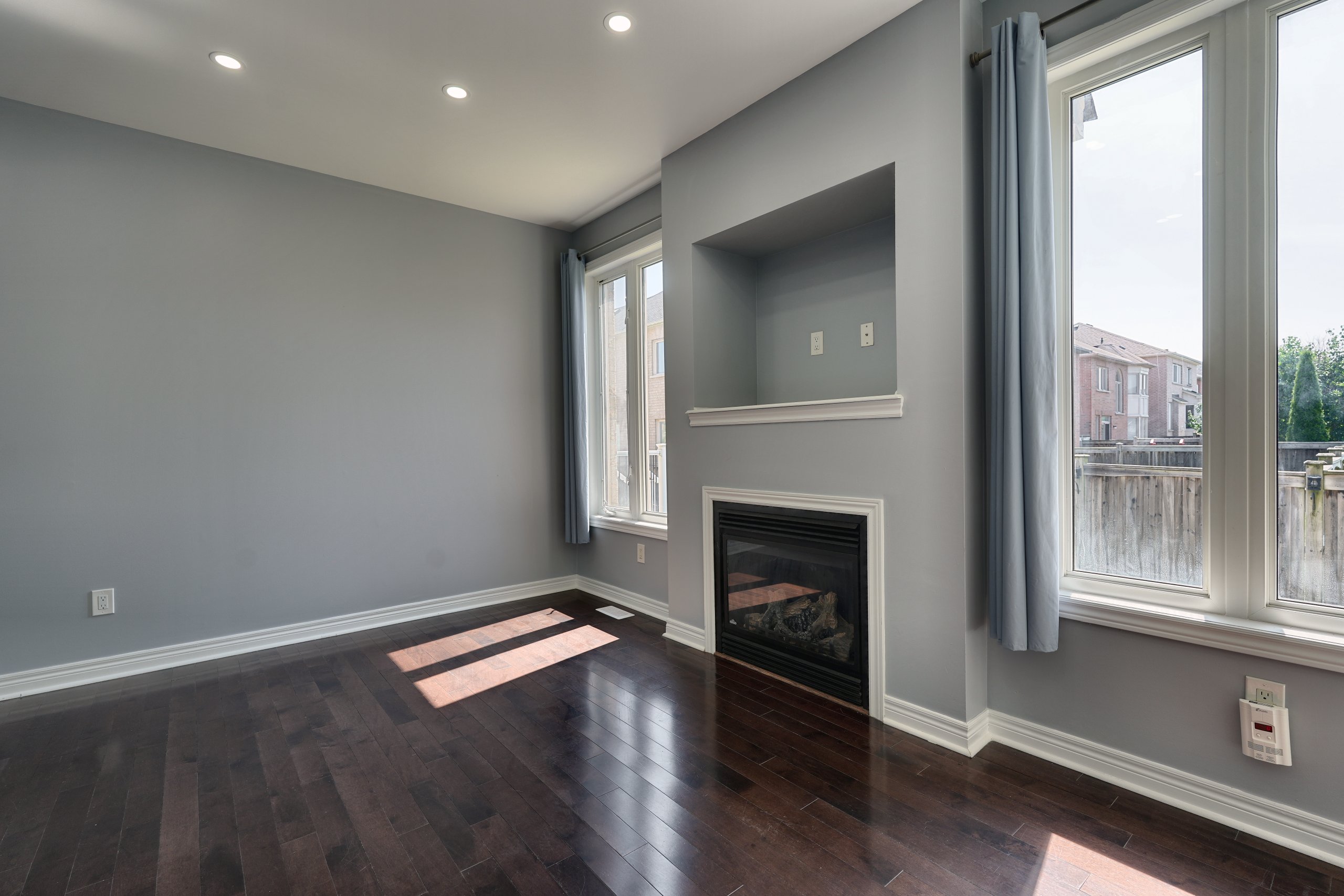 Empty family room