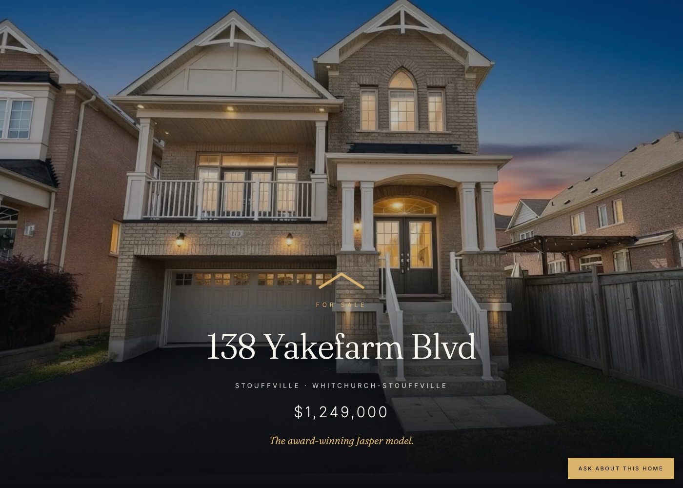 Example listing website built by Elevated